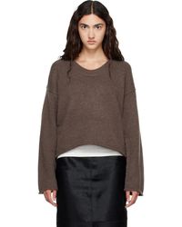 Loulou de Saison - Derry Lds U Neck Cashmere Sweater - Lyst