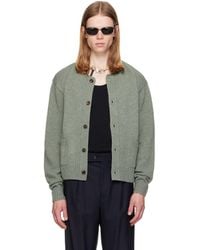Tonywack - Shetland Wool Raw Cardigan - Lyst