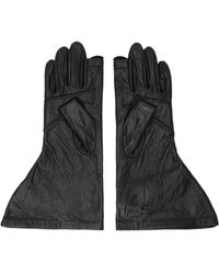 Rick Owens Concordians Gleam Gloves in Black for Men | Lyst