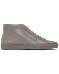 Common Projects Baskets grises Achilles Mid