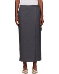 DUNST - Wrap Maxi Skirt - Lyst
