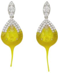 OTTOLINGER - Boucles D'Oreilles À Enduit Et À Pierres Du Rhin - Lyst