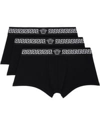 Versace - Three-Pack Cotton-Jersey Boxer Briefs - Lyst