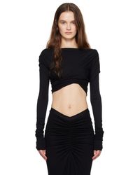 Rick Owens - Porterville Jade Crop T-shirt - Lyst