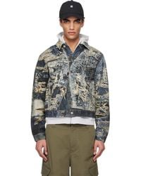Acne Studios - Trompe L'Oeil Denim Jacket - Lyst