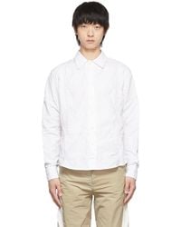 Kusikohc - Ssense限定 ホワイト ポリエステル シャツ - Lyst