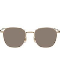 Oliver Peoples - Gold Rynn Sunglasses - Lyst