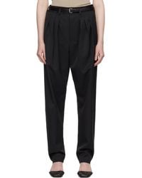 Lemaire - Pleated Tailored Trousers - Lyst
