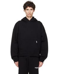 Represent - Pull À Capuche Droit Initial Noir - Lyst