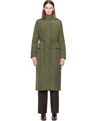 Mackage - Khaki Magdelena Maxi-Length Rain Jacket - Lyst