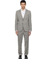 HUGO - Extra-Slim-Fit Wool-Blend Poplin Suit - Lyst