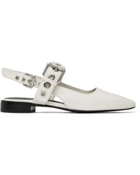 Rag & Bone - Moto Astra Leather Slingback Slippers - Lyst