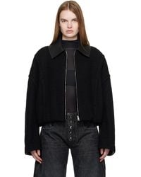 Jean Paul Gaultier - Heavy Wool Bomber Jacket - Lyst