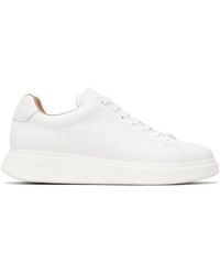 BOSS - Rubber-Outsole Leather Sneakers - Lyst