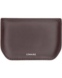 Lemaire - ブラウン Calepin カードケース - Lyst