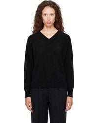 Ssstein - Pure Cashmere Knit V-Neck Sweater - Lyst