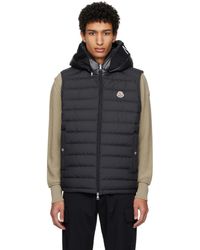 Moncler - Bourget Hooded Down Vest - Lyst