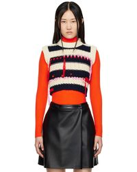 Sportmax - Off- And Alcali Vest - Lyst