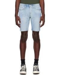 FRAME - Blue 'l'homme Cut-off' Shorts - Lyst