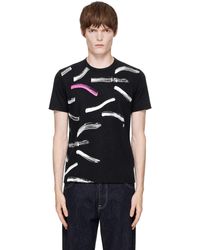 COMME DES GARÇON BLACK - Filip Pagowski Print T-Shirt - Lyst