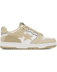 A Bathing Ape - & White Sk8 Sta #3 M1 Sneakers - Lyst