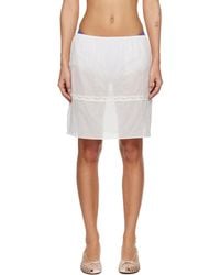 Fruity Booty - Lace Trim Bloomer Midi Skirt - Lyst