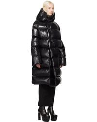 (正規店出品)RICK OWENS WOMEN HOODED LINER COAT RICK OWENS WOMEN HOODED LINER COAT BLACK FW23 | DOSHABURI