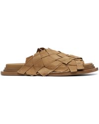 CAMPERLAB - Tan Nada Sandals - Lyst