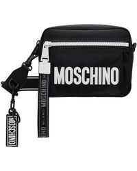 Moschino - Sac noir à logos - Lyst