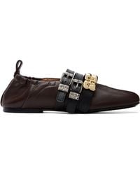 Ganni - Sue Triple Ballerina Flats - Lyst