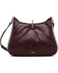 Rabanne - Burgundy Small Ring Leather Bag - Lyst