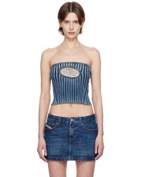 DIESEL - Haut Bandeau M-Clarksville Bleu - Lyst