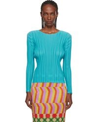Pleats Please Issey Miyake - Rib Pleats January T-Shirt - Lyst