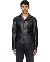 MM6 by Maison Margiela - Sports Faux-Leather Jacket - Lyst