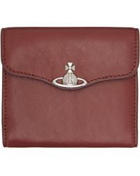 Vivienne Westwood - Burgundy Hunter Flap Wallet - Lyst