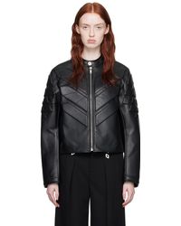 Dion Lee - Reptile Leather Jacket - Lyst