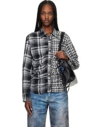 ANDERSSON BELL - Shirred Check Shirt - Lyst