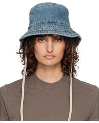 Rick Owens - Temple Gilligan Denim Bucket Hat - Lyst