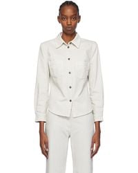 Magda Butrym - Gray 06 Denim Shirt - Lyst