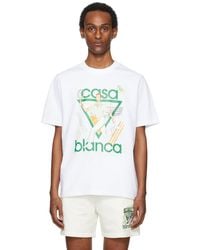 Casablancabrand - Ssense Exclusive 'le Jeu' T-shirt - Lyst