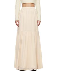 Max Mara - Cafila Tiered Wool Maxi Skirt - Lyst
