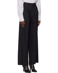パンツ FILIPPA K DARCEY WOOL TROUSERS (29582 9719 DARK CHOCOLATE) Filippa K Darcey Wool Trousers in Black | Lyst