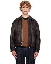 DUNST - Oversized Vintage Leather Jacket - Lyst