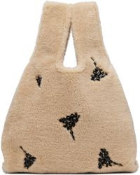 Simone Rocha - Embellished Faux Fur Shopper Tote - Lyst