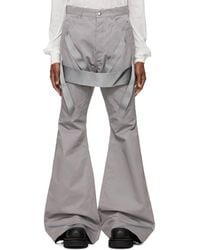 Rick Owens - Tower Megastrapped Bolan Bootcut Trousers - Lyst