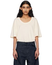 Lemaire - Off- Rib T-Shirt - Lyst