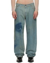 Jean Paul Gaultier - 'The Face Denim' Jeans - Lyst