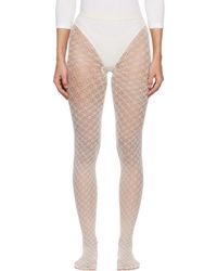 Wolford - Off- Blossom Net Tights - Lyst