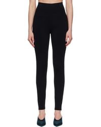 Alaïa - Rib Belt Loop Leggings - Lyst