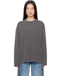 Ksubi - グレー Sott Boyfriend 長袖Tシャツ - Lyst